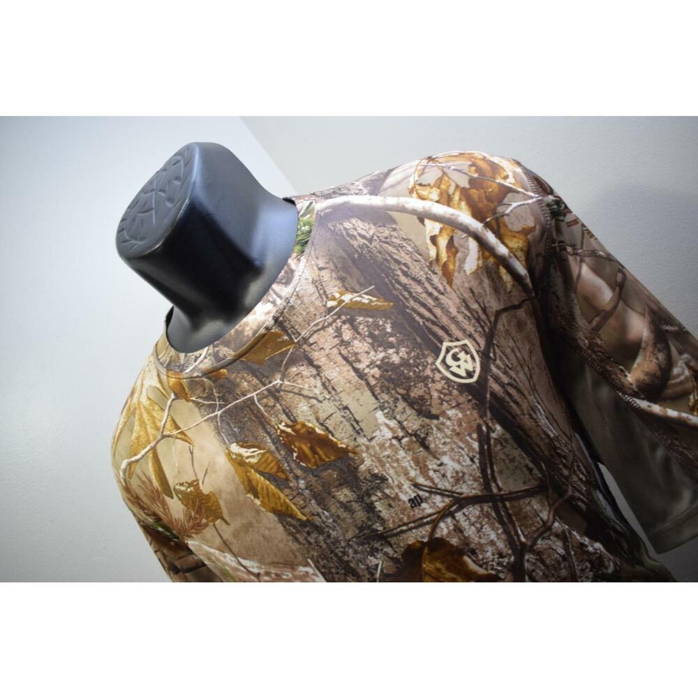 37845 Mens Game Winner Hunting Camo Athletic Gym Shirt Size 2XL XXL